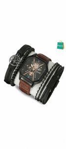 Double Layer Men's Wristwatch